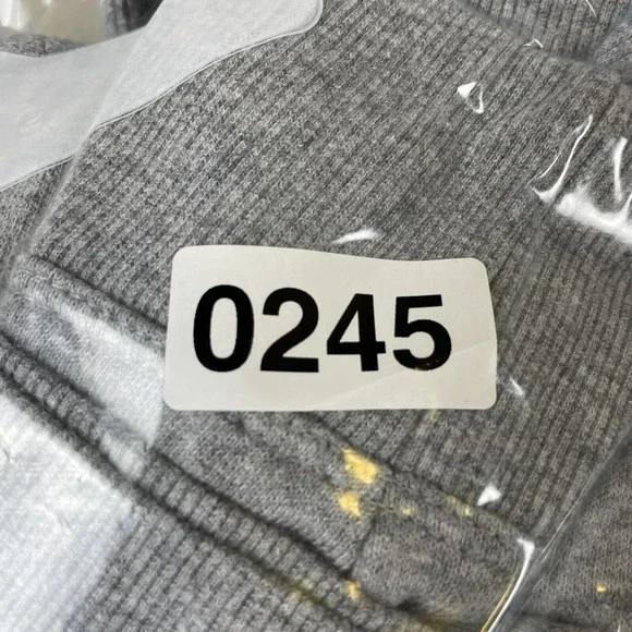 Calvin Klein Performance Hoodie Womens Size Small Cropped Light Wash Gray Hooded - Picture 12 of 12